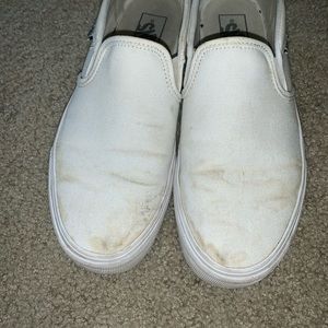 🦋WHITE SLIP ON VANS🦋